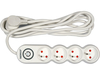 Pikendusjuhe STHOR 72354, 4 pistikut, 3 m, 3500 W