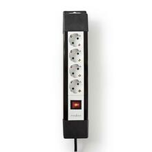 Pikendusjuhe Nedis EXSO430F1PRO, 4 pistikut, 3 m, 3680 W, 16 A
