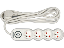 Pikendusjuhe STHOR 72354, 4 pistikut, 3 m, 3500 W