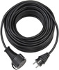 Pikendusjuhe Brennenstuhl DEL-118S, 25 m, must, IP 44