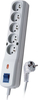 Pikendusjuhe Lestar LV-530W, 5 pistikut, 1.5 m, hall