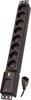 Pikendusjuhe Lestar LZRM 810 BW, 8 pistikut, 1.5 m, must
