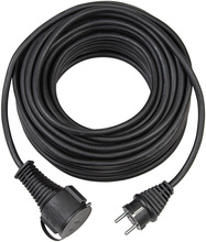 Pikendusjuhe Brennenstuhl DEL-118S, 25 m, must, IP 44