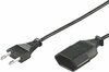 Toitekaabel Deltaco DEL-109AE, 3 m, must