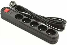 Pikendusjuhe Armac ARC5, 5 pistikut, 5 m, must 5904722197213