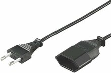 Toitekaabel Deltaco DEL-109AE, 3 m, must