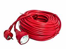 Pikendusjuhe Electraline 01630, 1 pistikupesa, 25 m, oranž