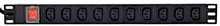 Toitejaotusseade Gembird EG-PDU-10C132C19, PDU, 10xC13, 2 m