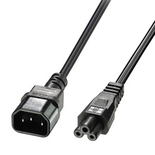 Toitekaabel Lindy 30342, IEC C14 - C5, 3 m, must