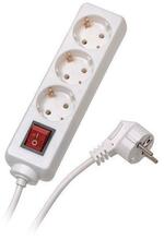 Pikendusjuhe Vivanco VVELSTR3SCHSWWP, 3 pistikupesa, 1,4 m, valge
