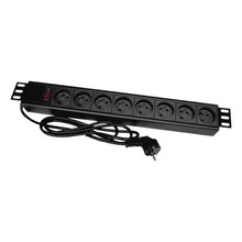 Pikendusjuhe Alantec PZ081U3M, 8 pistikut, 3 m, must