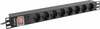 Pikendusjuhe Lanberg PDU-08F-0200-BK, 8 pistikut, 2 m, must