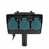 Pikendusjuhe Electraline 01663, 3 pistikut, 1,5 m