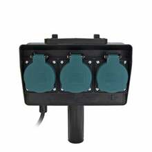 Pikendusjuhe Electraline 01663, 3 pistikut, 1,5 m