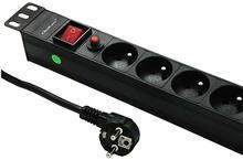 Pikendusjuhe Qoltec 53995, 6 pistikut, 2 m
