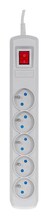 Pikendusjuhe Activejet ACP-5GN, 5 pistikut, 5 m, hall