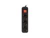 Pikendusjuhe Lanberg PS1-03F-0150-B, 3 pistikut, 1.5 m, must