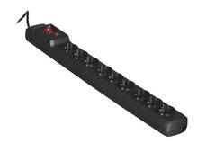 Pikendusjuhe Activejet ACJ COMBO 9GN, 9 pistikut, 3 m, must