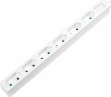 Pikendusjuhe Logilink LPS231, 6 pistikut, 1.5 m, valge