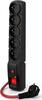 Pikendusjuhe Acar F5 Power W2301, 5 pistikut, 10 m, must, 16A