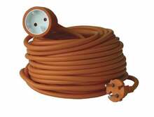 Pikendusjuhe Electraline 01623, 1 pesa, 20 m, oranž