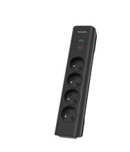 Pikendusjuhe Philips SPN7040BA/60, 4 pistikupesa, 2 m, must