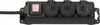 Pikendusjuhe Brennenstuhl 1159950013, 3 pistikut, 2 m, IP44, must