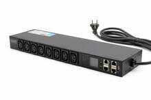 Pikendusjuhe Digitus DN-NP2-H1-8C13-1, SMART PDU 1U, 8x C13, IEC320 C20, 16A