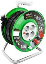 Pikendusjuhe poolil AW-TOOLS AW70226, 40 m, 3x2,5 mm, 16A, 3680W, IP44