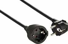 Pikendusjuhe Electraline 01692, 1 pistikupesa, 3 m, must