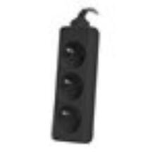 Pikendusjuhe Lanberg PS0-03E-0300-BK, 3 pistikut, 3 m, must