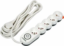 Pikendusjuhe STHOR 72358, 5 pistikut, 5 m, 3500 W