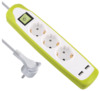 Pikendusjuhe Electraline 62155, 3 pistikut, 2 m