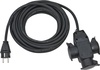 Pikendusjuhe Brennenstuhl 1167810301, 3 pistikut, 10 m, IP44, must