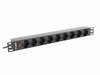 Pikendusjuhe Lanberg PS0-03F-0150-BK, 3 pistikupesa, 1.5 m, must