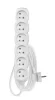 Pikendusjuhe Emos 1902060301, 6 pistikut, 3 m, valge