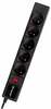 Pikendusjuhe Tracer PowerGear 46844, 5 pistikupesa, 3 m, must