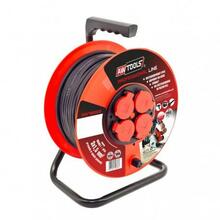 Pikendusjuhe poolil AW-TOOLS AW70224, 25 m, 3x2,5 mm, 16A, 3680W, IP44