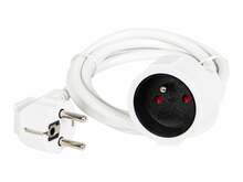 Pikendusjuhe Blow PR-160, 1 pistikupesa, 1.5 m, valge