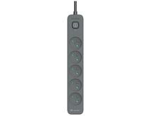 Pikendusjuhe Tracer 47023 Power Line+, 5 pistikut, 1,8 m, grafiit