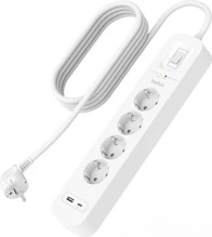 Pikendusjuhe Belkin SurgePlus SRB001vf2MV2, 4 pistikut, USB-A+C, 525J, 18W, 2 m