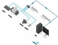 Pikenduskaabel Lindy 43381, USB 3.2 Gen1, USB-C to USB-A, 8 m, must/sinine