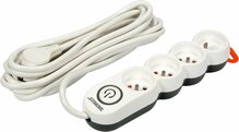 Pikendusjuhe STHOR 72355, 4 pistikupesa, 5 m, 3500 W