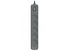 Pikendusjuhe Tracer Power Line+ 47429, 5 pistikupesa, 5 m, grafiit