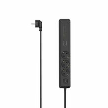Pikendusjuhe Hama 3 pistikupesa, 1.4 m, 2 USB-C, 1 USB-A, Power Delivery 100W