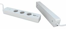 Nutikas pikendusjuhe WOOX R6132, 3 pistikupesa, 1.5 m, 3680 W, valge