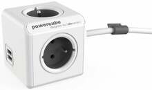 Pikendusjuhe Allocacoc PowerCube Extended, 4 pistikupesa, 1.5 m, hall