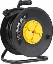Pikendusjuhe Rebel URZ3121, 4 pistikupesa, 25 m, IP44
