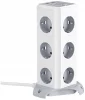 BlitzWolf BW-EC3 vertikaalne pikendusjuhe, 12 pistikupesa
