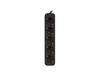 Pikendusjuhe Lanberg PS0-05F-0150-BK, 5 pistikut, 1.5 m, must
